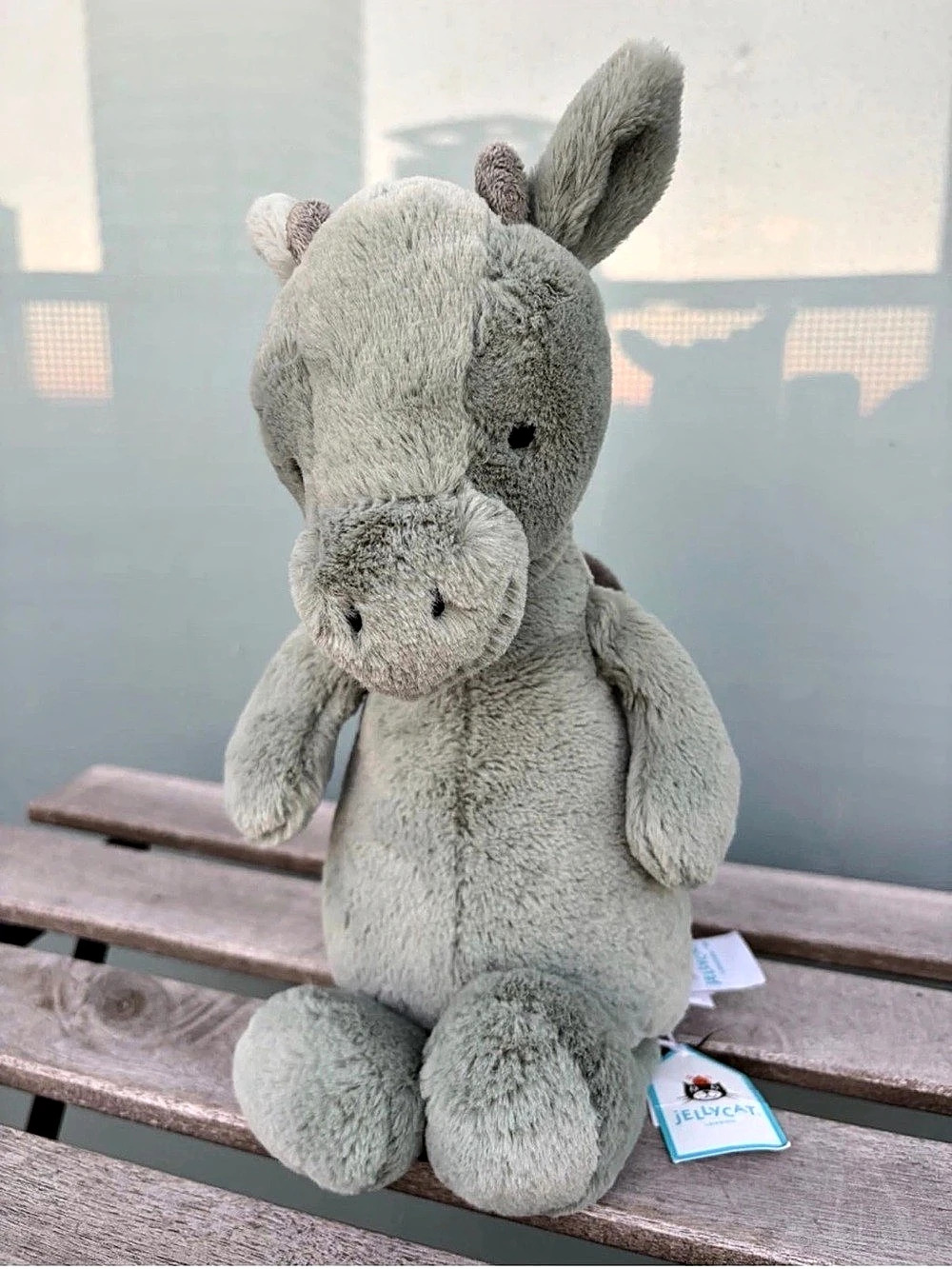 Jellycat BASHFUL DRAGON Green Plush Medium 12" Toy Authentic Brand New with Tags
